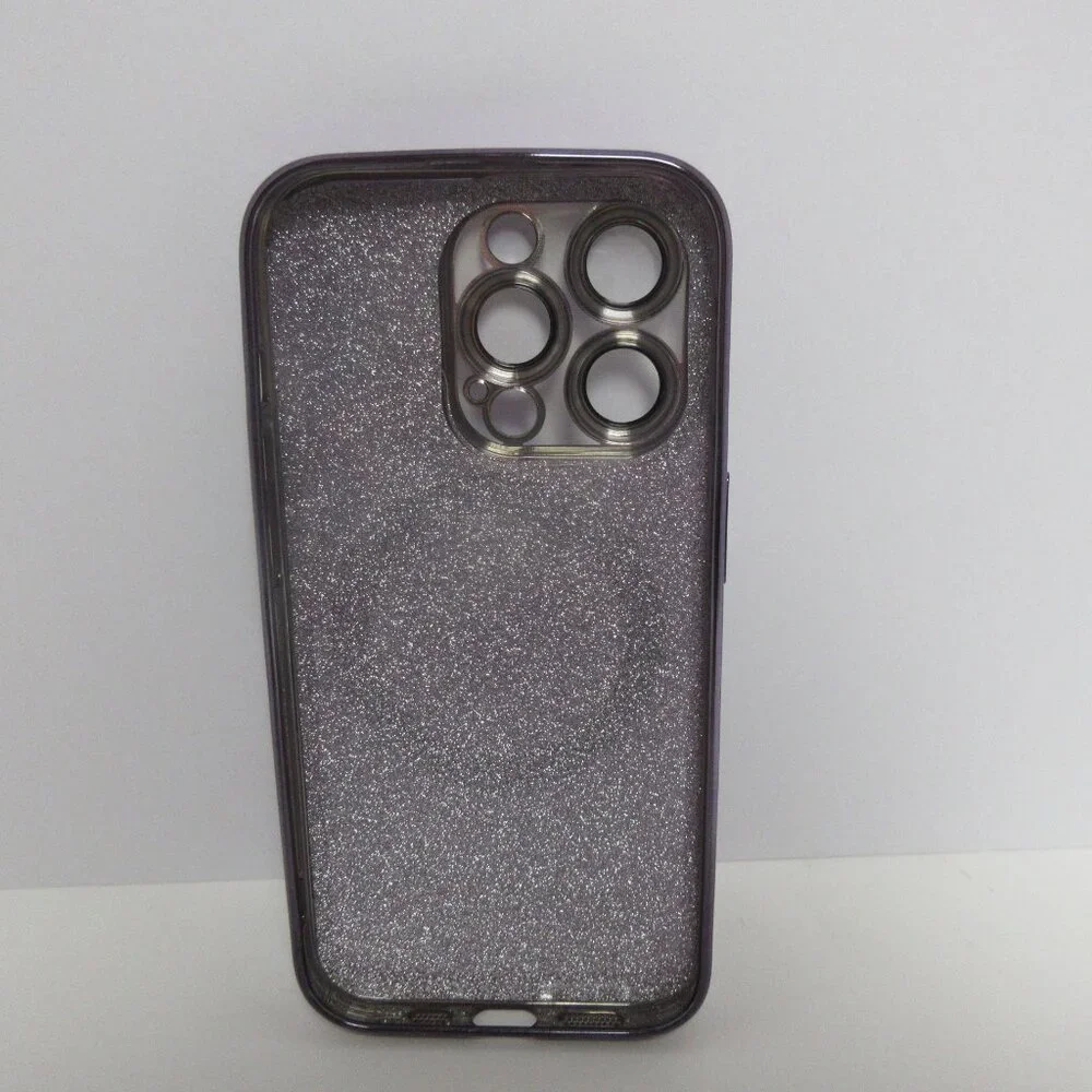 Luxury Glitter Paper Clear Plating Magsafe Ultra Slim Case Fr iPhone 14 Pro New